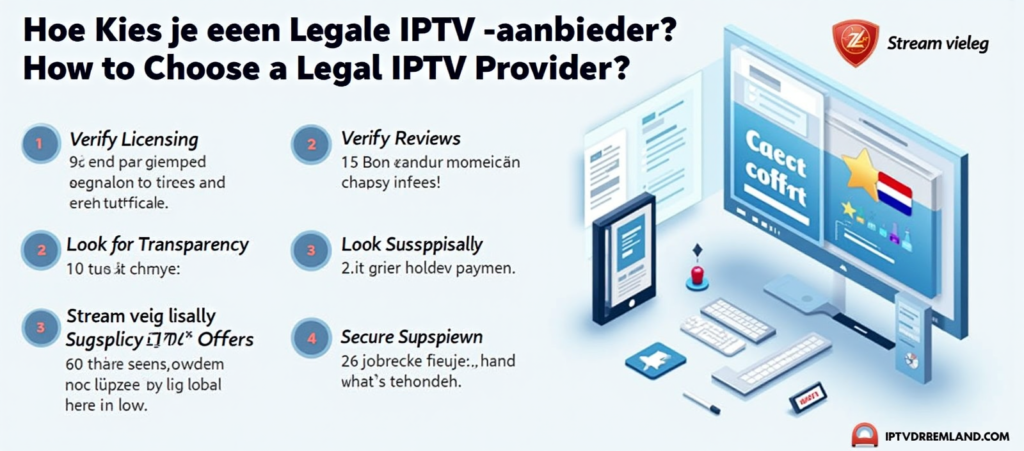 Hoe Kies je een Legale IPTV-aanbieder?