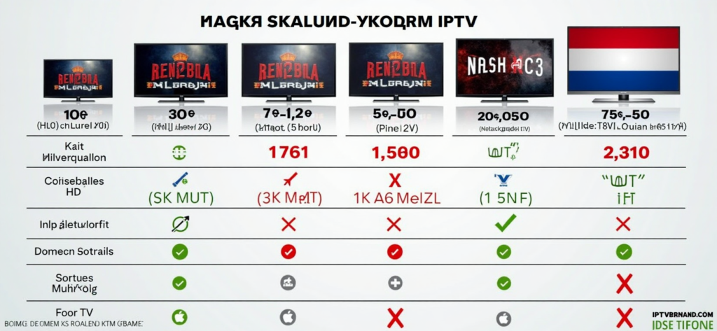 IPTV Abonnementen Vergelijken – De Complete Gids voor 2025