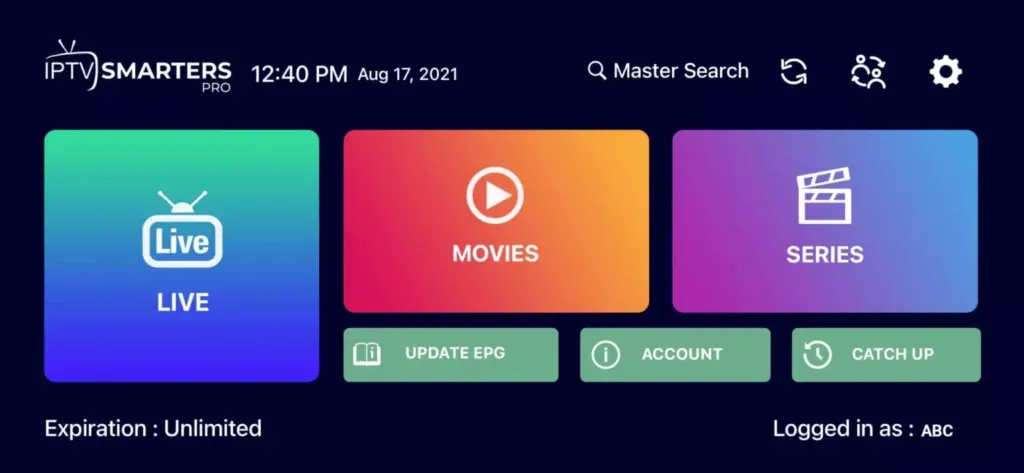 IPTV Smarters Pro Nederlands instelt op Android