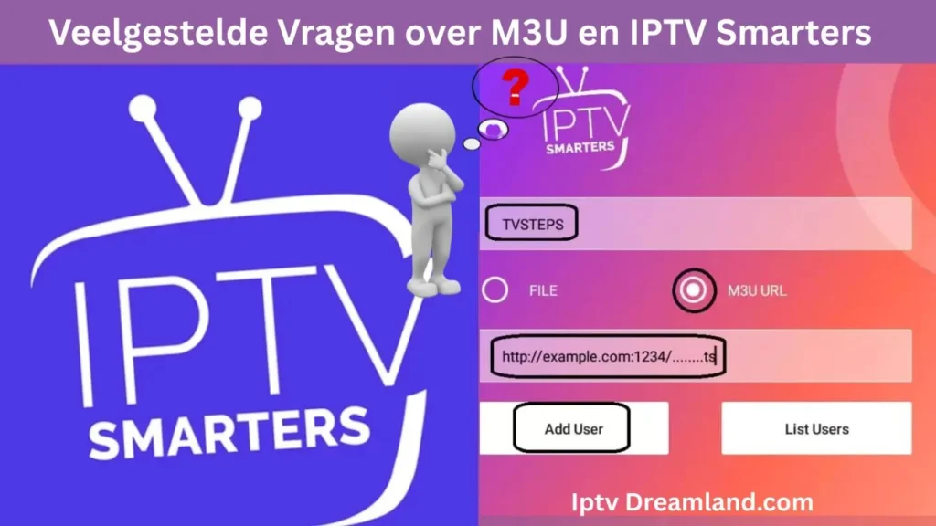 dd m3u to IPTV Smarters